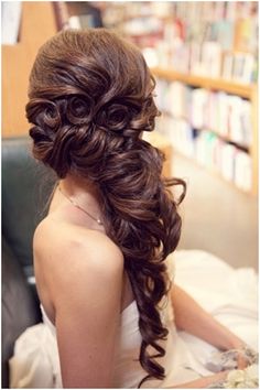 Floral Bridal Hairstyle