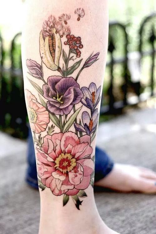 Floral Tattoos