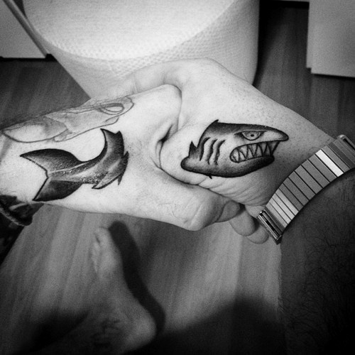 Funny Shark Tattoo