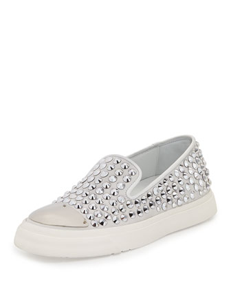 Giuseppe Zanotti Studded Cap-Toe Skate Shoe