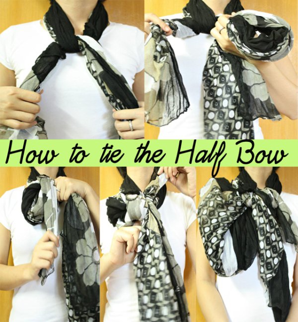 Half Bow with a Scarf