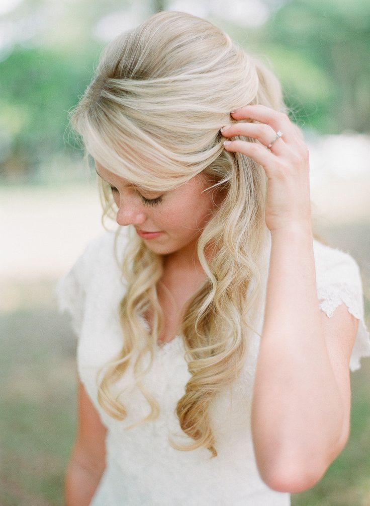 Half Up Half Down Wedding Hairstyle