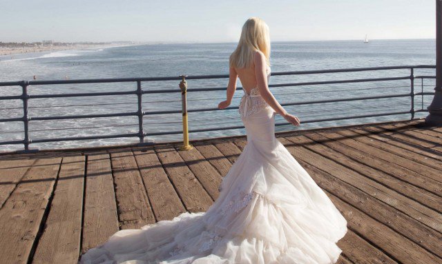 Inbal Dror Backless Wedding Dress