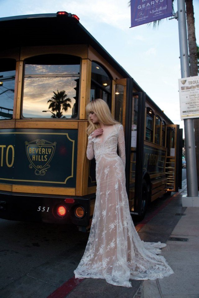 Inbal Dror Lace Wedding Dress