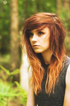 Long Layered Punk Hairstyle