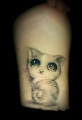 Lovely Cat Tattoo