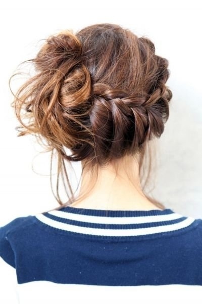 Messy Braided Bun