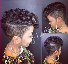 Mohawk Hairstyle for Black Women