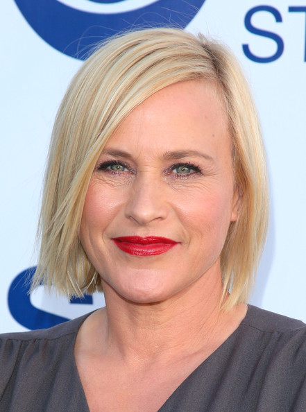 Patricia Arquette Chin-Length Straight Haircut