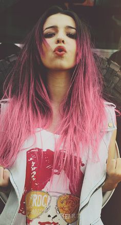 Pink Ombre Hairstyle