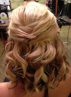 Pinned Up Updo for Medium Length Hair