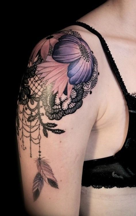 Pretty Floral Tattoo