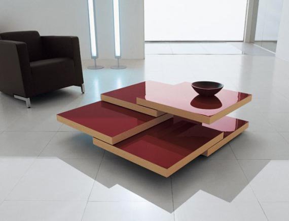 Red Coffee Table