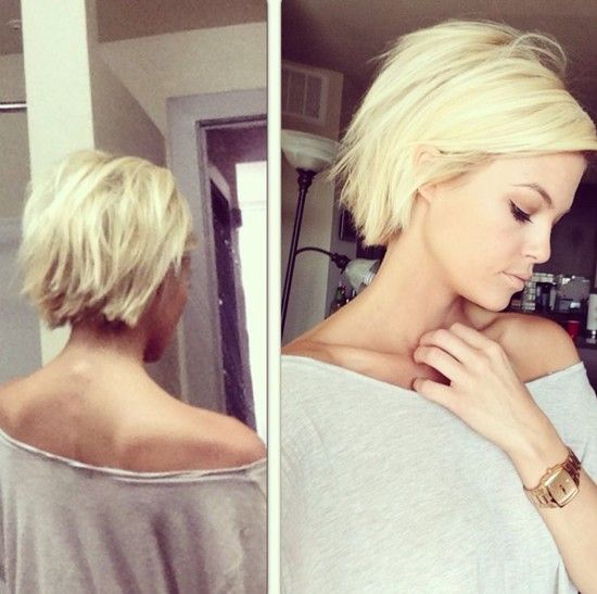 Short Blond Bob Hairstyle