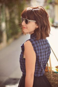 Short Bob Hairstyle With Bangs