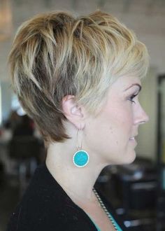 Short Layered Pixie Hairstyle