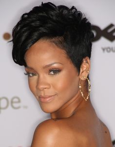 Short Pixie Haircut for African American Women