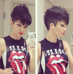 Short Punk Hairstyle