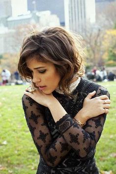 Short Wavy Bob Hairstyle