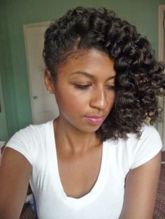 Side Updo for Black Women