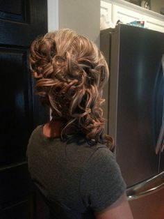 Side Updo for Medium Length Hair