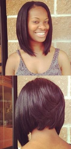 Sleek Bob Hairstyle for Black Women