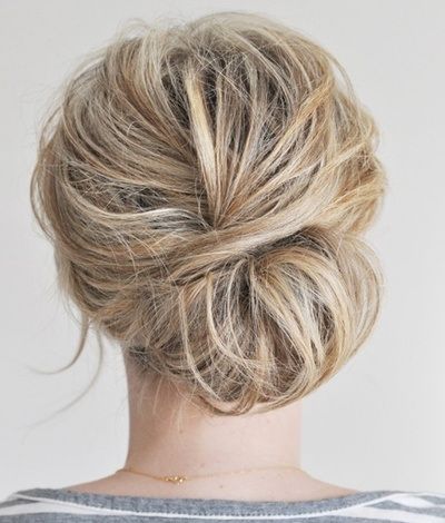 Stunning Low Side Bun Hairstyle