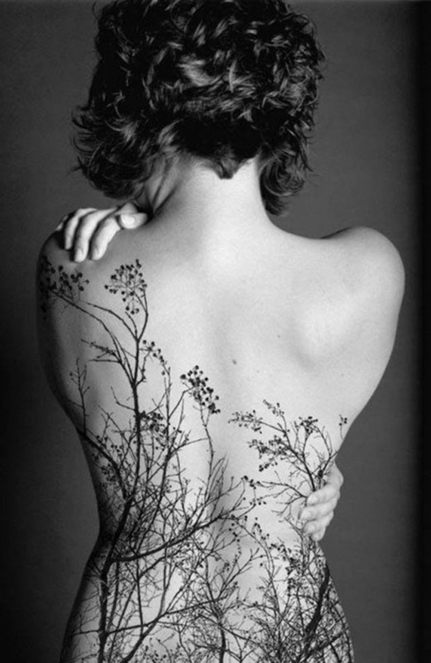 Stunning Tattoo Idea with Trees