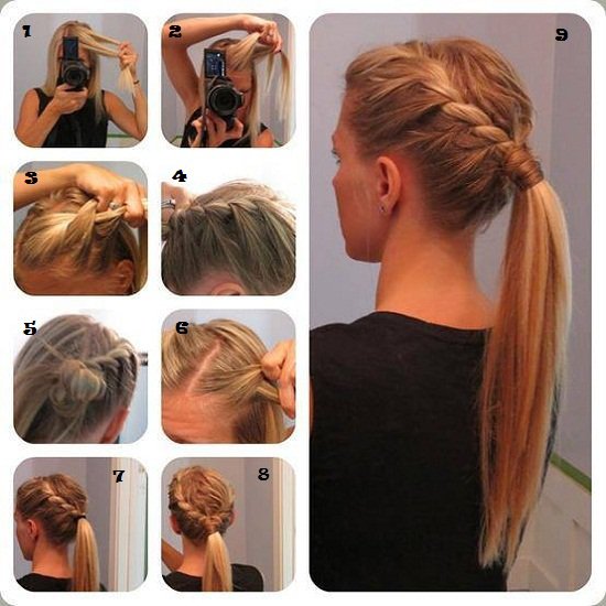 Stylish Braided Ponytail Hairstyle Tutorial