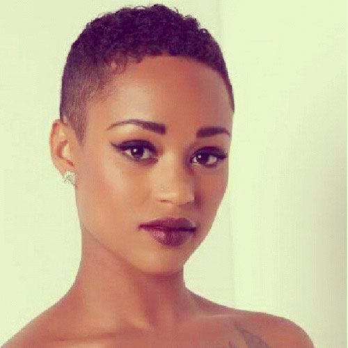 Super Short Hairstyle for Black Women