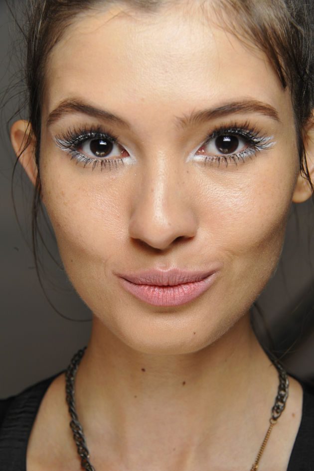 The Graphic White Liner at Nanette Lepore Spring 2015