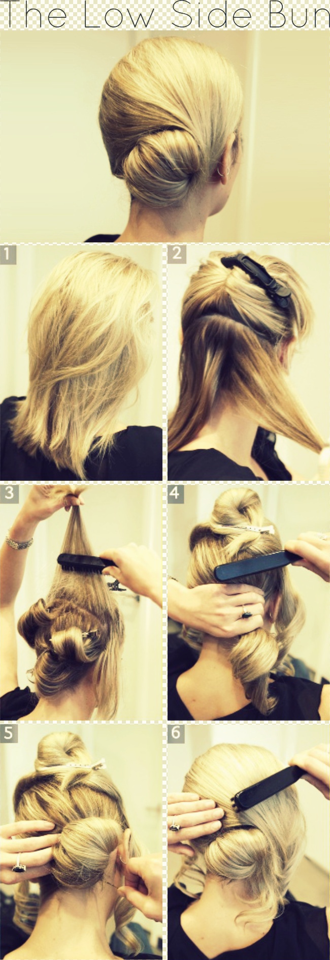 The Low Side Bun Hairstyle Tutorial
