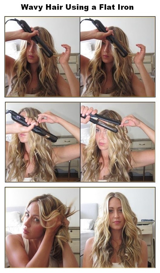 Style a Curly Hair with Your Flat Iron Pretty Designs