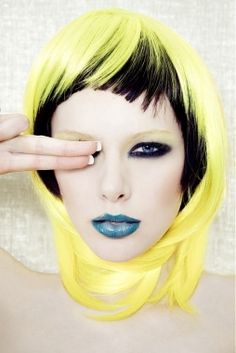 Yellow Bob Hairstyle