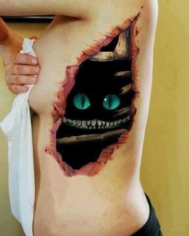 3D Spooky Tattoo