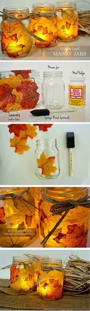 Autumn Jar Lights