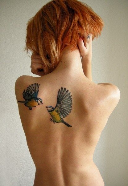 Beautiful Bird Tattoo