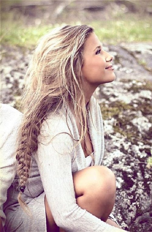 Beautiful Bohemian Hairstyle