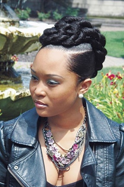 Black Updo Hairstyle