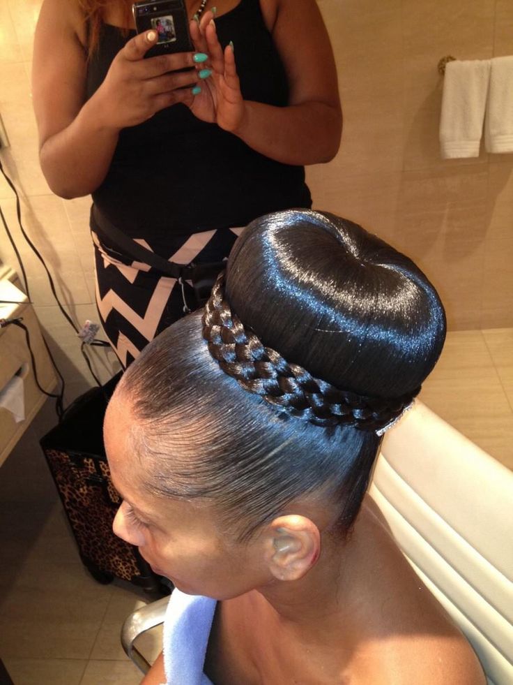 Black Updo Wedding Hairstyle