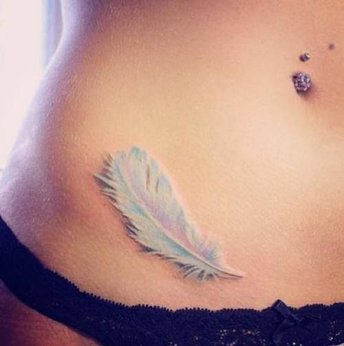 Breathtaking Feather Tattoo
