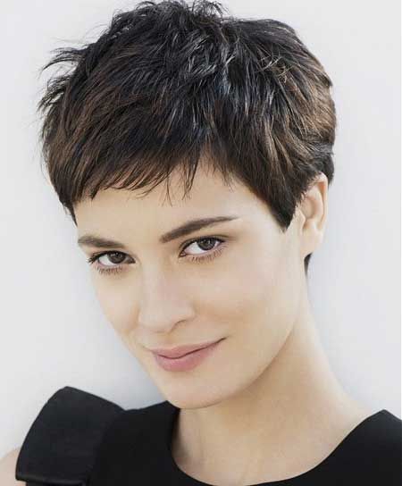 Charming Short Pixie Hairstyle With Bangs