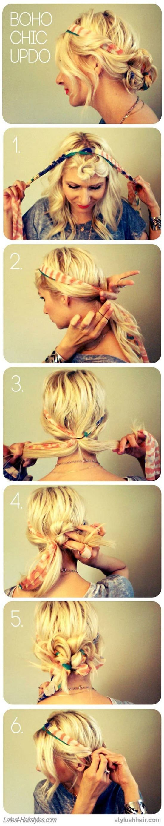 Chic Bohemian Updo Tutorial