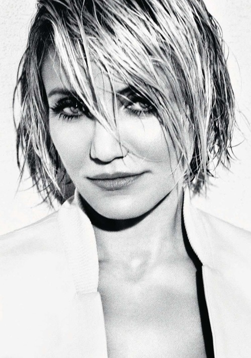 Choppy Short Hair Cut - Cameron Diaz Hairstyles