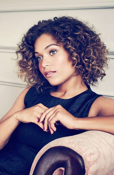 Cool Short Curly Hairstyle