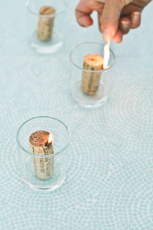 Cork Candles