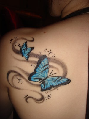 Cute Butterfly Tattoo