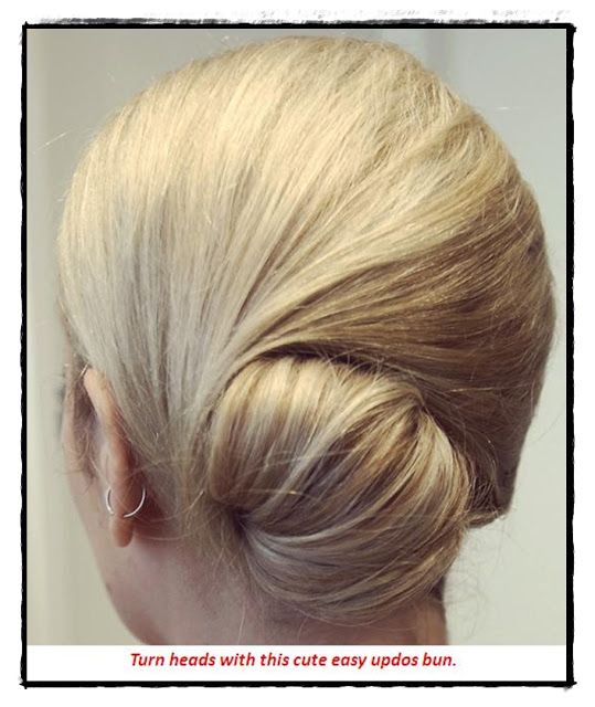 Cute Updo for Mid-length Hair