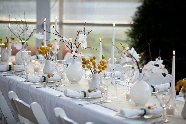 Dinning Table with Candles