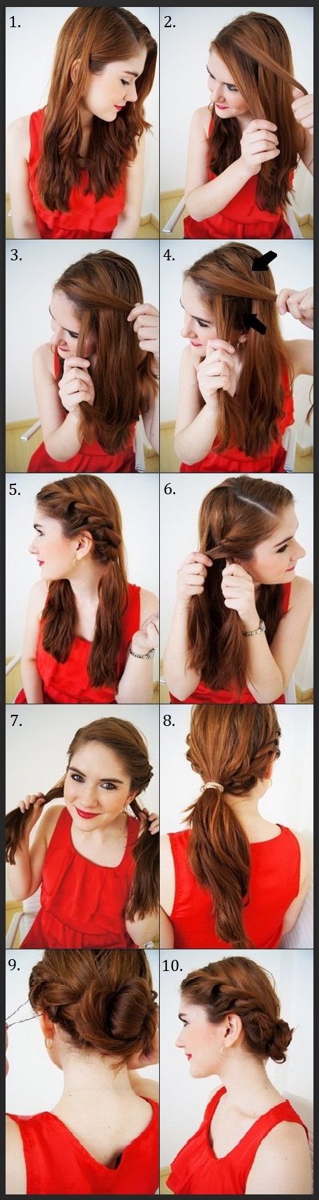 Easy Twisty Updo